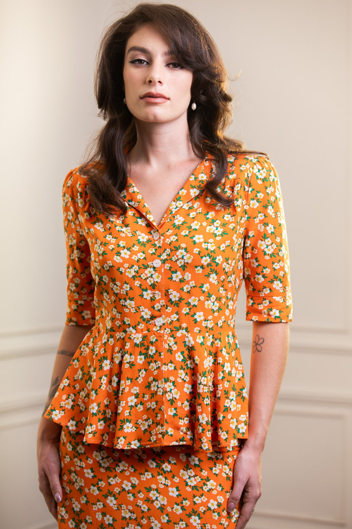 Blusa Odette Naranja