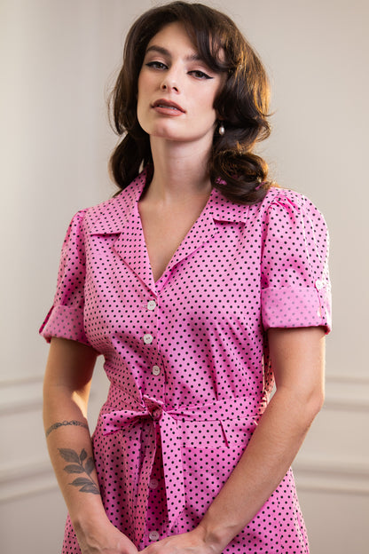 Vestido Brigitte Rosa