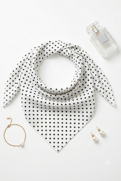 Pañuelo femenino y elegante de Lupin Chile – accesorio versátil para cuello o cabello